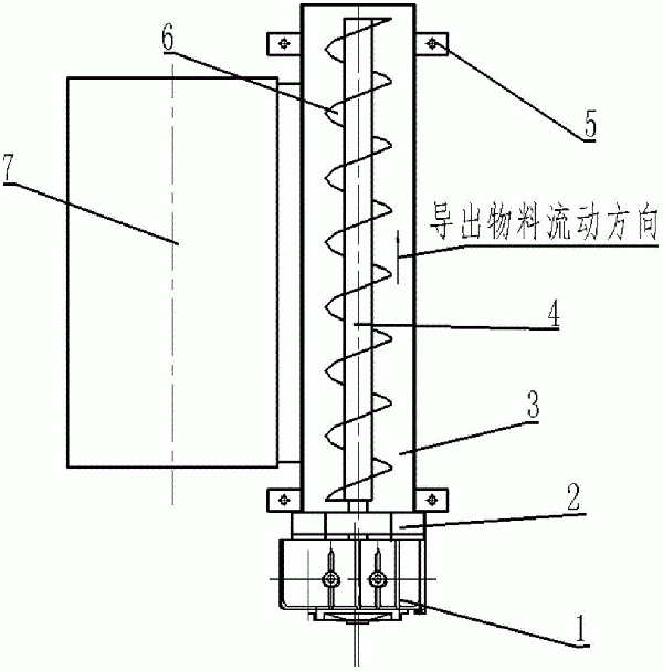 矿用皮带输送机尾部转向辊清除物导出装置