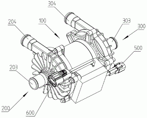 集成式电动水泵及电动汽车的制作方法