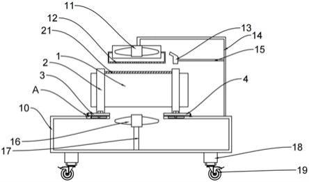水环式真空泵降温装置的制作方法
