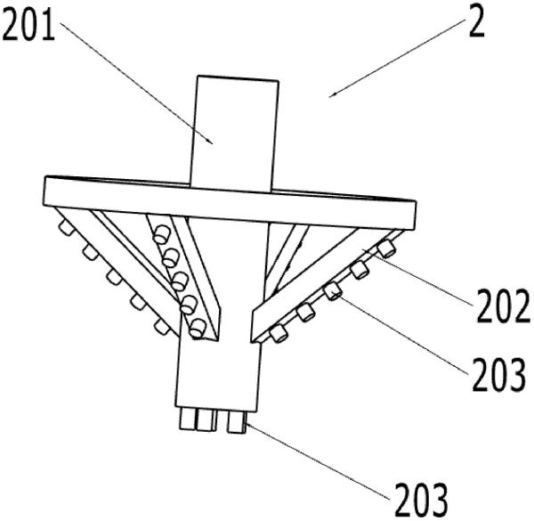 适用于硬质岩层下的低净空灌注桩施工装置的制作方法