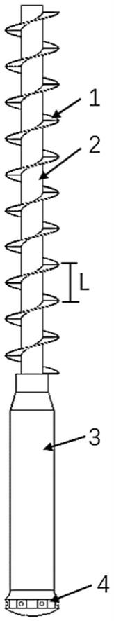 锚索冲击钻成孔用螺旋钻杆的制作方法