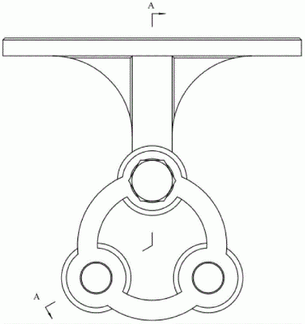 改进的螺旋输送机连接轴的支撑装置