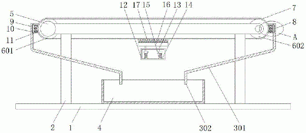 具有清料刮板的带式输送机