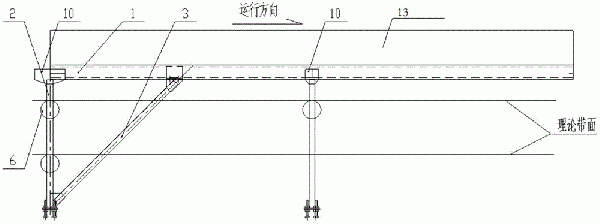 带式输送机专用中部机架