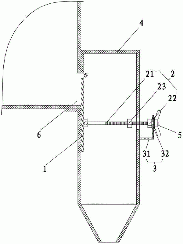 振动输送机末端挡料装置