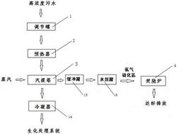 基于汽提塔的高浓度污水处理系统及预处理系统