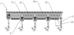 具有多方式供电的伸缩辊道输送机