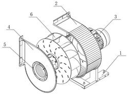 离心风机叶轮固定装置