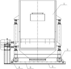 振动筛快速移出装置