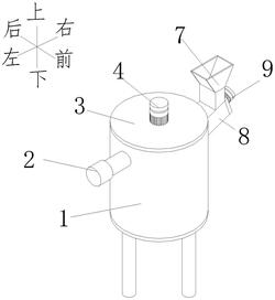 具有自动吸尘机构的磨粉机