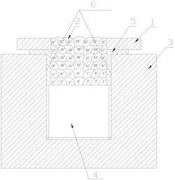球磨机人孔本体上断螺杆取出的焊接结构