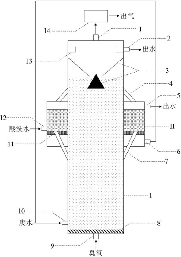 流态化催化氧化处理装置和含盐污水的处理方法