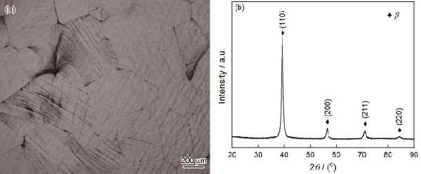 固溶温度对Ti-4Al-6Mo-2V-5Cr-2Zr钛合金的组织和拉伸性能的影响