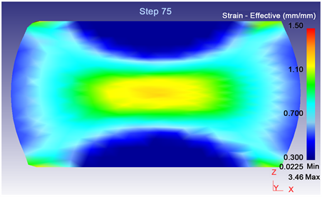 摩擦系数对5083铝合金热压缩试验变形行为影响的有限元模拟研究