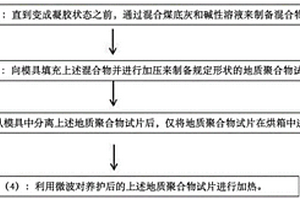 利用煤底灰的高抗压强度的地质聚合物的制备方法