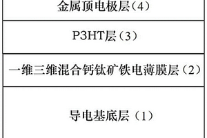 基于一维三维混合钙钛矿铁电薄膜/P3HT异质结的自供电光电探测器及其制备方法