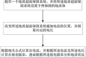 基于交替供电及全断面隧道掘进机的地质超前探测方法