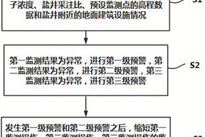 水溶开采盐井地质沉降监控的方法及系统