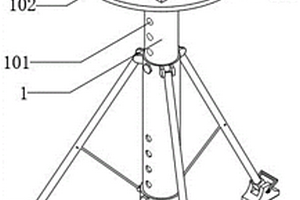 方便固定的立式地质测绘仪结构