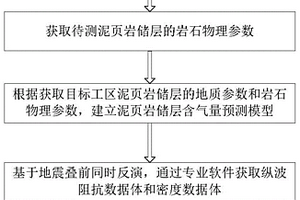 泥页岩储层含气量地球物理定量预测方法