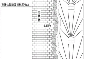 确定岩石爆破时临近保护体侧的保护柱厚度的方法