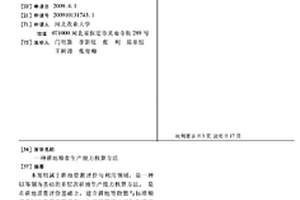 耕地粮食生产能力核算方法