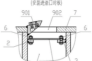 TBM刀盘进渣限制装置