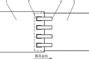 钛卷与不锈钢带的连接方法及其所采用的过渡引带