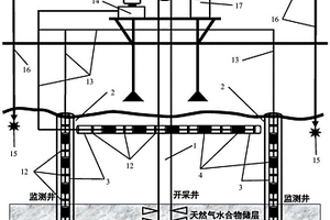 基于地井时频电磁的天然气水合物开采监测系统及方法