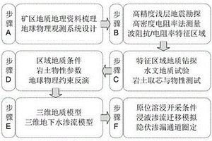 离子型稀土矿隐伏渗漏通道综合勘查方法