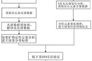 多尺度光谱测量的热液铀矿床蚀变分带识别方法