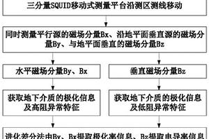 基于三分量SQUID的电性源感应-极化效应探测方法