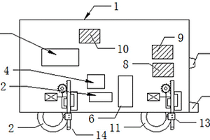 适用于矿山窄轨电车使用的自动避让急停装置