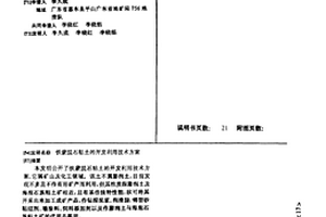 铁蒙脱石粘土的开发利用技术方案