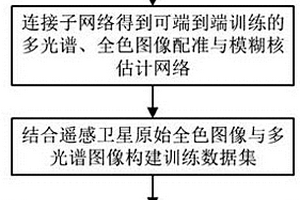 多光谱与全色图像联合配准与模糊核估计方法与系统