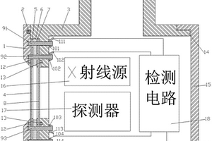 适合于X荧光多元素分析仪的密封膜片渗漏测量装置