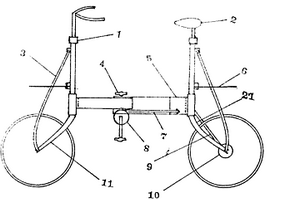 多功能折叠自行车