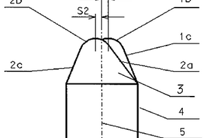 双齿顶楔形齿