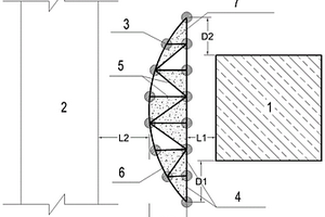 基于拱圈式微型钢管桩的隔离桩体系