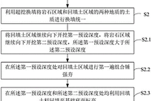 山区丘陵地区回填土地块的地基处理方法