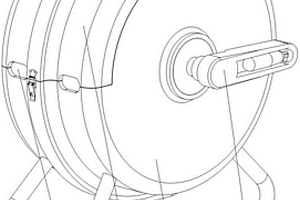 电磁法勘探电极线缆收纳装置