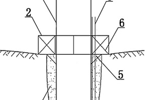利于在水下裸岩面沉放稳定的钢护筒