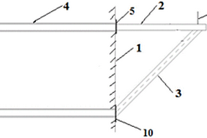 竖井内组合框架式悬挂通道的附着加固装置