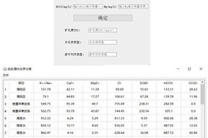 基于Python的水文地球化学舒卡列夫分类方法