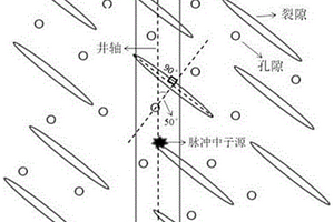 天然气孔、裂隙储层脉冲中子测井数值模拟方法