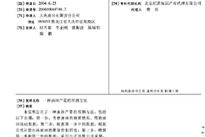 油田产量的预测方法