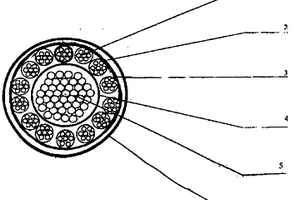 测井电缆与测井仪器连接多芯电缆