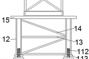 建筑施工电梯基础加固装置