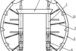 隧道ABM掘进机的同步辅助衬砌台车装置