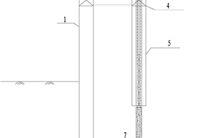 拉锚式双排桩基坑支护结构